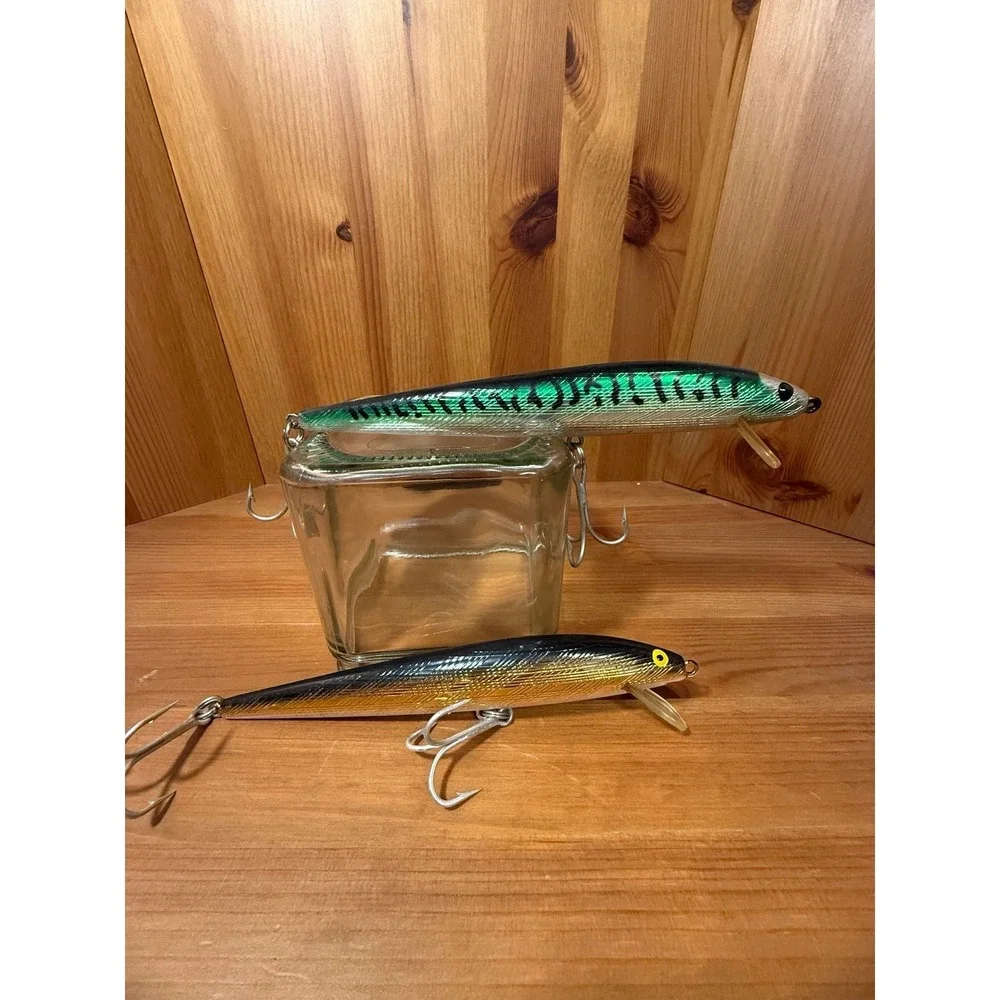 Vintage Rebel Minnow Fishing Lure Lot of 2